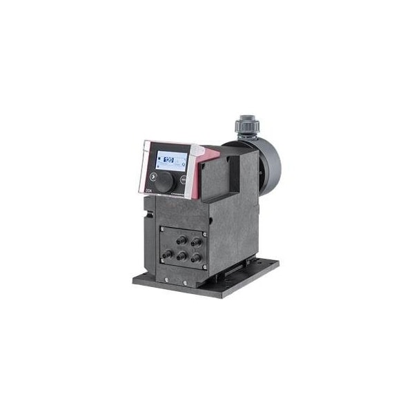 DDE Series Digital Dosing Pump, Type Key: DDA 60-10 AR-SS/T/SS-F-31A3A3BG. 3/4" x 3/4" NPT Female
